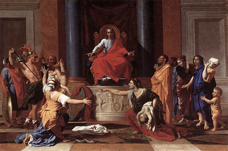 پرونده:Le Jugement de Salomon - 1649 - Nicolas Poussin - Louvre - INV 7277 ; MR 2316.jpg